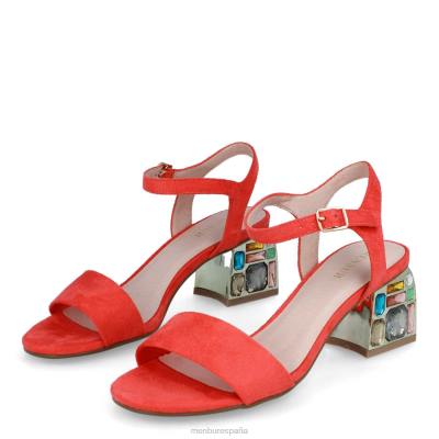 Menbur mujer calamonaci 204L541 zapato casual elegante coral