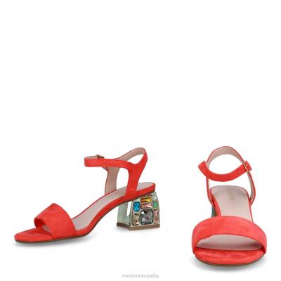 Menbur mujer calamonaci 204L541 zapato casual elegante coral