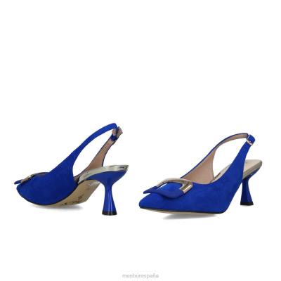 Menbur mujer conéforo 204L3011 zapato casual elegante azul medio
