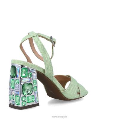 Menbur mujer corona boreal 204L3418 zapato casual elegante verde