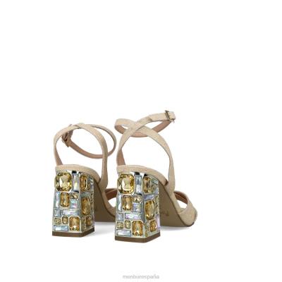 Menbur mujer corona boreal 204L421 zapato casual elegante amarillo