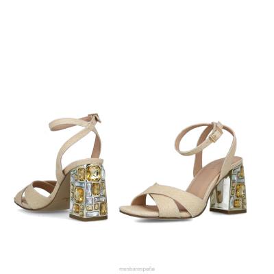 Menbur mujer corona boreal 204L421 zapato casual elegante amarillo
