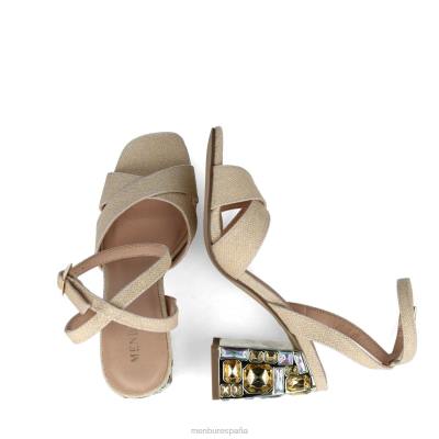Menbur mujer corona boreal 204L421 zapato casual elegante amarillo