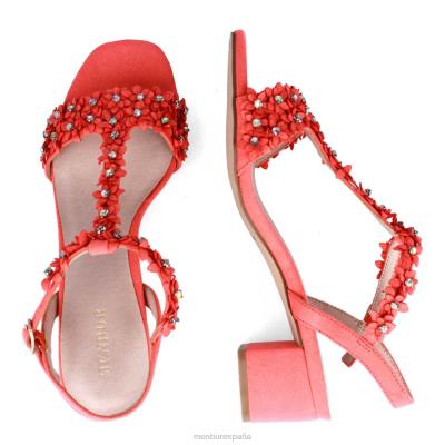 Menbur mujer valtelina 204L361 zapato casual elegante coral