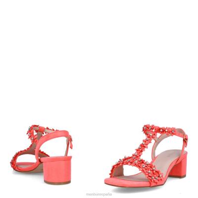 Menbur mujer valtelina 204L361 zapato casual elegante coral