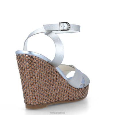 Menbur mujer sillano 204L5015 tacones altos plata