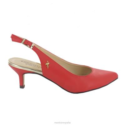 Menbur mujer albarracín 204L1801 tacones medios y bajos coral