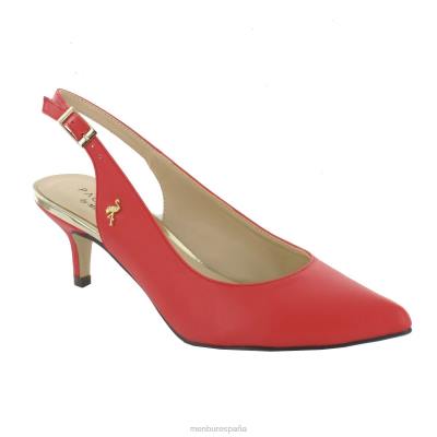 Menbur mujer albarracín 204L1801 tacones medios y bajos coral