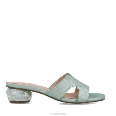 Menbur mujer cantagallo 204L1711 tacones medios y bajos verde