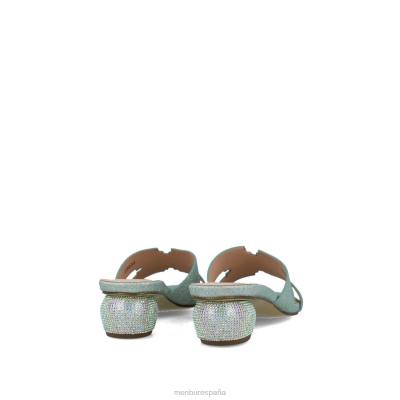Menbur mujer cantagallo 204L1711 tacones medios y bajos verde