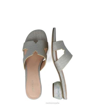 Menbur mujer cantagallo 204L5839 tacones medios y bajos oro