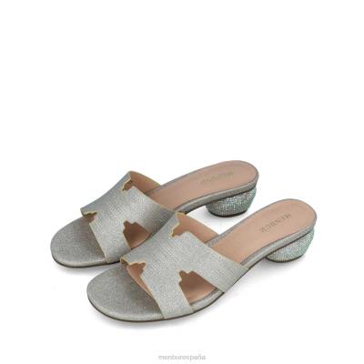 Menbur mujer cantagallo 204L5839 tacones medios y bajos oro