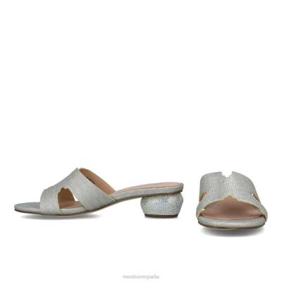 Menbur mujer cantagallo 204L5839 tacones medios y bajos oro