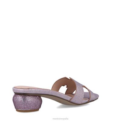 Menbur mujer cantagallo 204L5841 tacones medios y bajos Violeta