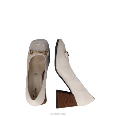 Menbur mujer coral 204L5623 tacones medios y bajos beige