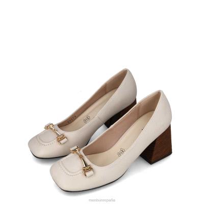 Menbur mujer coral 204L5623 tacones medios y bajos beige