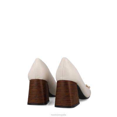 Menbur mujer coral 204L5623 tacones medios y bajos beige