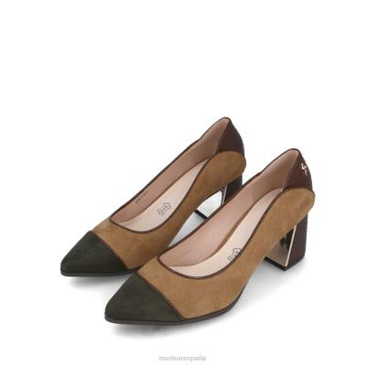 Menbur mujer corisia 204L1732 tacones medios y bajos beige