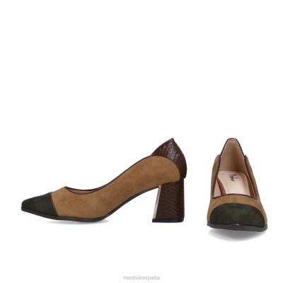 Menbur mujer corisia 204L1732 tacones medios y bajos beige