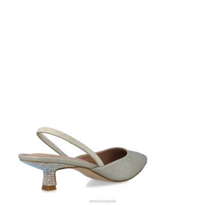 Menbur mujer cornalina 204L5702 tacones medios y bajos oro
