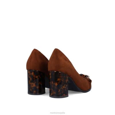 Menbur mujer cornello 204L1741 tacones medios y bajos marrón