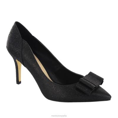 Menbur mujer cortecillas 204L1782 tacones medios y bajos negro