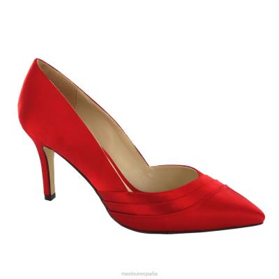 Menbur mujer cortecillas 204L5997 tacones medios y bajos rojo