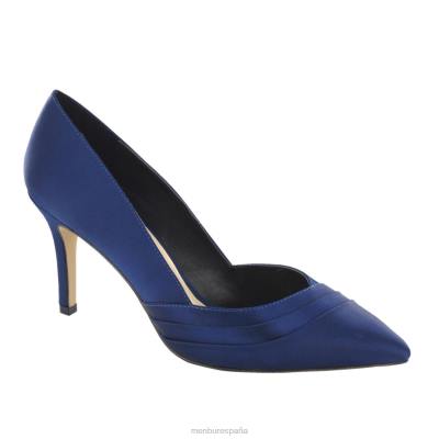 Menbur mujer cortecillas 204L5998 tacones medios y bajos azul oscuro