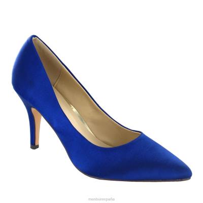 Menbur mujer domingo pérez 204L5966 tacones medios y bajos azul medio