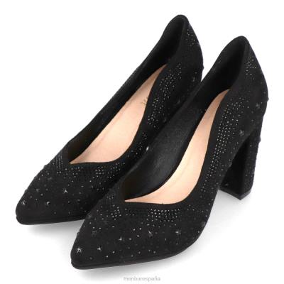 Menbur mujer estereotipo 204L2119 tacones medios y bajos negro