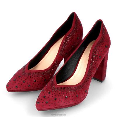Menbur mujer estereotipo 204L2167 tacones medios y bajos rojo