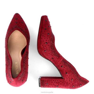 Menbur mujer estereotipo 204L2167 tacones medios y bajos rojo