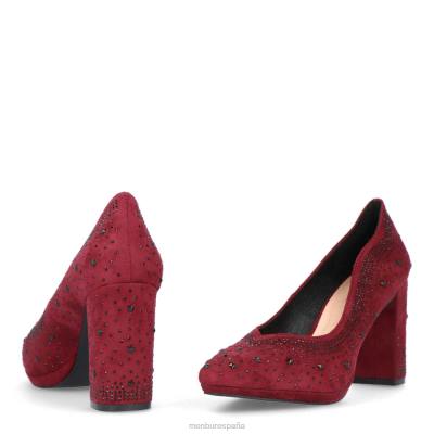 Menbur mujer estereotipo 204L2167 tacones medios y bajos rojo