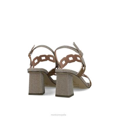 Menbur mujer heósforo 204L5806 tacones medios y bajos oro