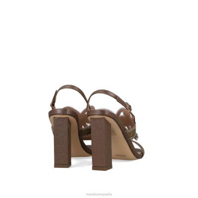 Menbur mujer ónix 204L5680 tacones medios y bajos bronce