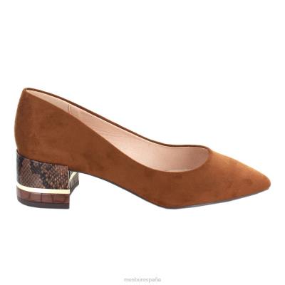 Menbur mujer sorgoño 204L2148 tacones medios y bajos marrón