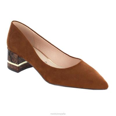 Menbur mujer sorgoño 204L2148 tacones medios y bajos marrón