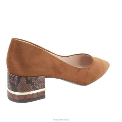Menbur mujer sorgoño 204L2148 tacones medios y bajos marrón