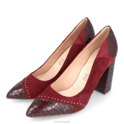 Menbur mujer sorgoño 3 204L2153 tacones medios y bajos rojo