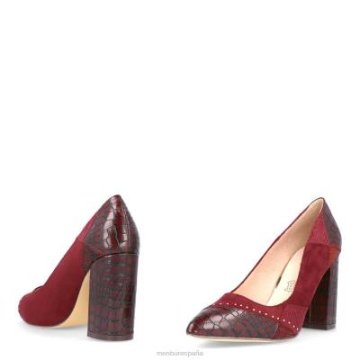 Menbur mujer sorgoño 3 204L2153 tacones medios y bajos rojo