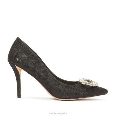 Menbur mujer tagliato 204L2127 tacones medios y bajos negro