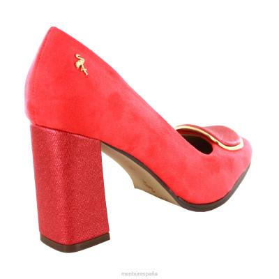Menbur mujer valcáva 204L1971 tacones medios y bajos coral
